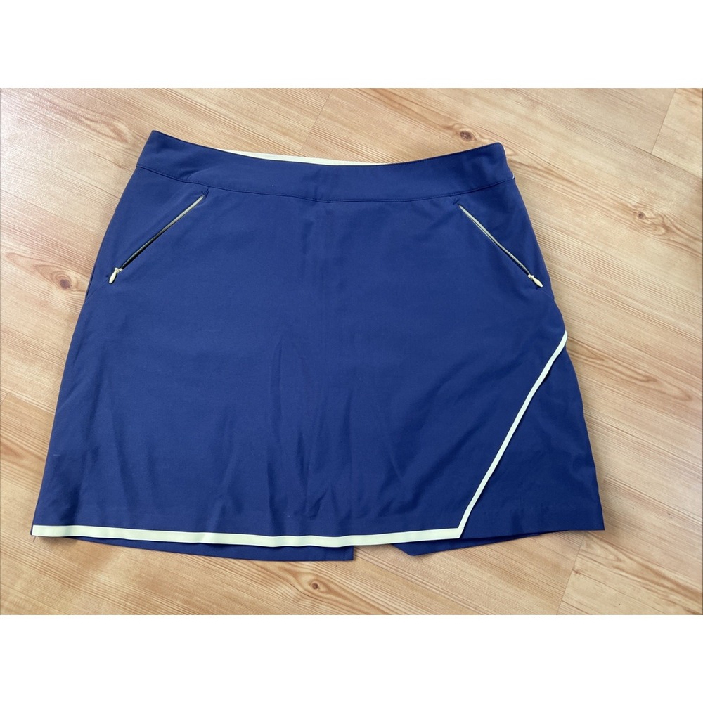 Slazenger Golf Skort Women's Grey and Yellow Size 8